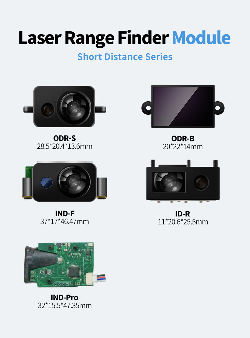 Mini Infrared Laser Range Module High Frequency ITOF Phase Method Laser Distance Measuring Sensor