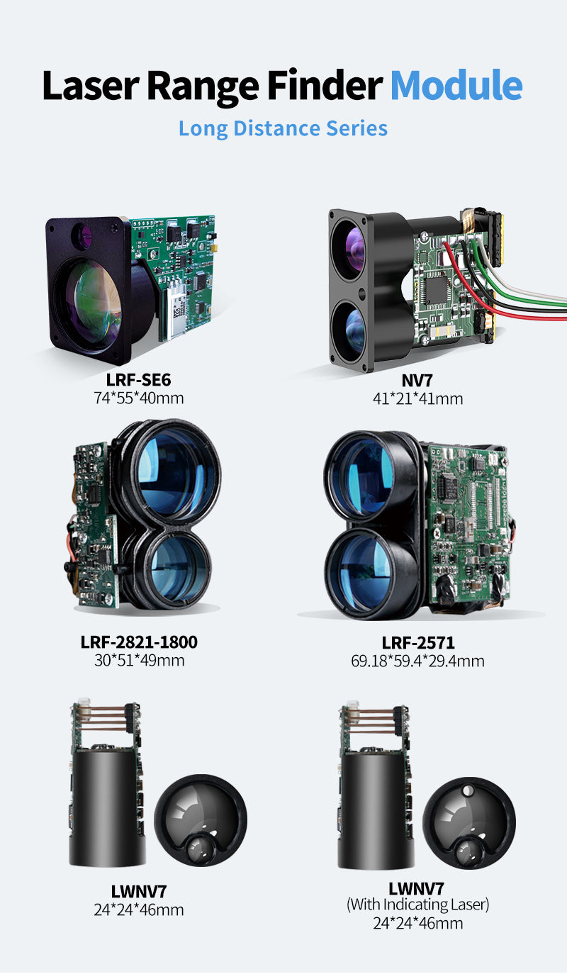 Mini Infrared Laser Range Module High Frequency ITOF Phase Method Laser Distance Measuring Sensor